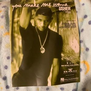 Vintage 90s USHER YOU MAKE ME WANNA... SHEET MUSIC PIANO/VOCAL/GUITAR RARE